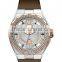 New trend on the market high quality stainless steel case genuine leather watches
