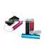 Colorful cylinder style portable charger power bank 2600mah, mobile power custom