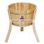 hot selling FSC&SA8000&BSCI pine kitchen wooden rice bucket with lid