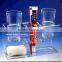 custom clear acrylic bathroom corner towel rack