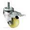 High Quality Nylon Dual-axis Screw Type Double Brake Castor Or Casters Wheels