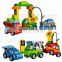 Christmas present plastic building blocks bricks 6 construction vehicles gift pack for children DE00075