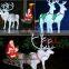 customized different size christmas decorative lamp 3d LED Horse-drawn and Santa Claus motif lights
