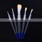 Wholesale Price Professional Acrylic Handle Natural Filbret Bristle Hair Oil Painting Brush Art Paint Brushes Set 5 Piece
