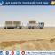 TITAN 3 axles steering drawbar trailer small dump trailer in Promotion