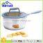 silicone cast handle stainless steel cookware set