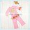 Baby Clothes Set Boutique Girl Long Sleeve Clothing Set Fashion Valentines Day Cotton Outfit Girls Pink Top Sets With Headband