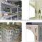 Shapely light duty steel metal display rack / shelves