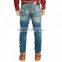 Biker Jeans Blue Denim jeans pantalon (LOTK089)