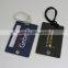 plastic luggage tag with pvc pocket