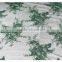 Hot sales green sequin and beaded tulle embroidery lace fabric for new dress