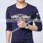Printed Round-neck Men's Long Sleeve T-shirts