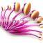 New Hot Sale10pcs Makeup Brushes Set Eyeshadow Foundation Blush Cosmetic Brush Rose Red Fashionable Oval Makeup Brush Tools