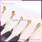 bamboo tooth brush make up set,Women's Professional cosmetic 10pcs tooth brush holder