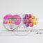 9 Rose Surround Fruit Heart Jelly Pudding