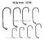 Large stock Carbon steel 60 degree jig hook fishing