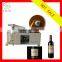 Semi automatic adhesive round bottle labeling machine for wine