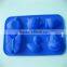 cute design food grade silicone ice cube tray and cake molds