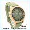 Stylish custom logo women Japan Movement wood watch face