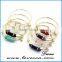 Semi-precious stone bracelet colored turquoise stone bracelet , green stone bracelets