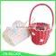 Cheap paper rope woven small fancy kids basket for candy