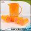 NBRSC set of 5 pcs Plastic Cold water jug ps water kettle Hollow drinking bottle PP pot double layer watering can