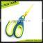 Heat transfer left handed scissors with soft rubber tpr handle