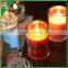Natural Plant Scented Glass Candles Without Smoke Candle, Candle Resistant To High Temperature Glass Wax