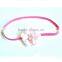 handmade chiffon flower hairbands with pearl beads center