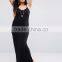 women's Lace Up Front big size Maxi Beach Dress
