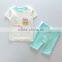High quality Sweet Kids clothing suit manufacturers Wholesale children's boutique softly baby cloting tops+pant