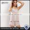 Custom Made Lace Trim Cami Women Pyjamas Round Neck Shell Pink Tie Back Lace Pyjamas Set Elasticated Shorts
