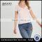 MGOO 100% Cotton Solid Color V Neck Tank Top Women Fitness Plain Tank Tops With Chest Drape Design