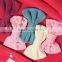 Wholesale Fancy Bows Trims Ruffle Knitted Girls Baby Wool Sweater
