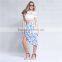 2016 OEM supply Fashion tight Floral Printed Skirt