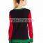Women Geen Colorful Sweater Tree Pattern Acrylic Christmas Sweater