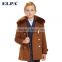 ELPA Fashion Tan kids coat warm winter wear boy wool coat