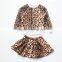 ShiJ Neoprene Leopard Jacket With Skirt Kid Clothing
