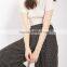 New Arrival Womens High Rise Polka Dot Wide Leg Cropped Slacks