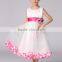 2017 New princess flower belt petals hem wedding dress