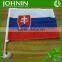 Cheap JOHNIN promotional custom gift flag holder for cars