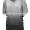 Handmade printed promotional women dip dye t shirt