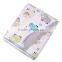 green elephant double layer fleece baby blanket