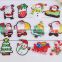 cheap custom high quality Santa Claus design rubber fridge magnets