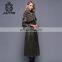 Long Style Coat Faced Quilted Fabric Double Face Leather Fur Jacket