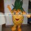 2016 high quality customed pineapple mascot costume for adults