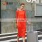 Alibaba beauty products Exquisite women official dresses in orange with tassels