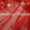 New Year coming latest design glitter organza for decoration