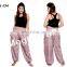 Women's Harem Ethnic Indo Western palazzo pants- Womens Floral Boho Wide Leg Pants - Casual High Waist Palazzo Loose Flare pant