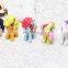 little pony shape eraser set DIY pony eraser set children funny eraser set